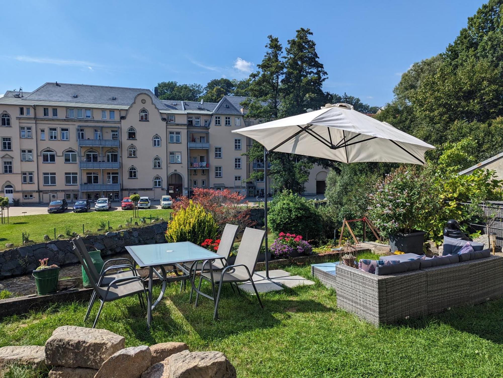 F2 - Urlaubsmagie Sauna, Whirlpool, Pool & Garten Sebnitz Exterior foto