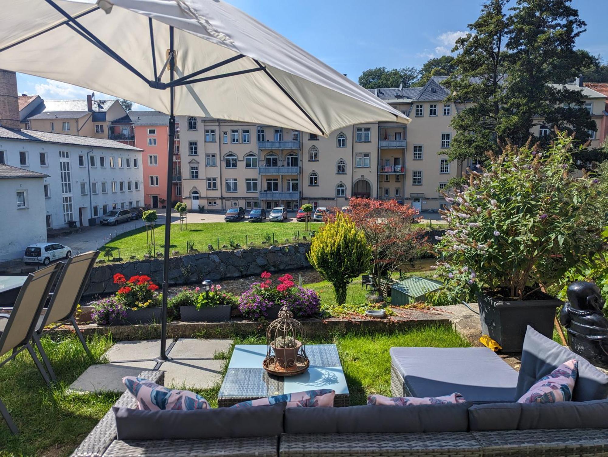 F2 - Urlaubsmagie Sauna, Whirlpool, Pool & Garten Sebnitz Exterior foto