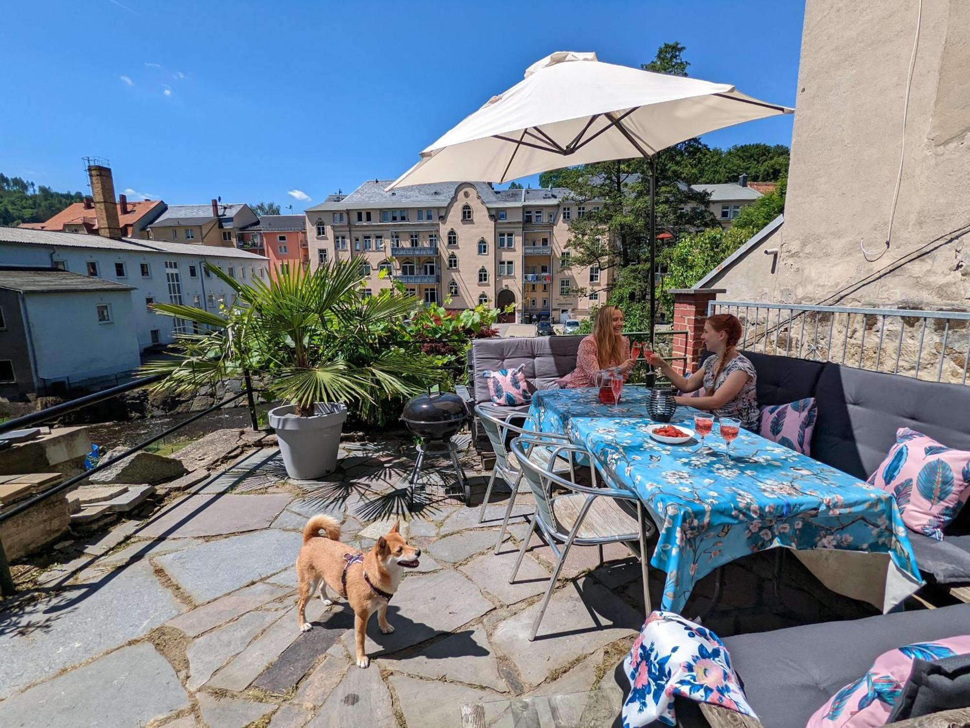 F2 - Urlaubsmagie Sauna, Whirlpool, Pool & Garten Sebnitz Exterior foto